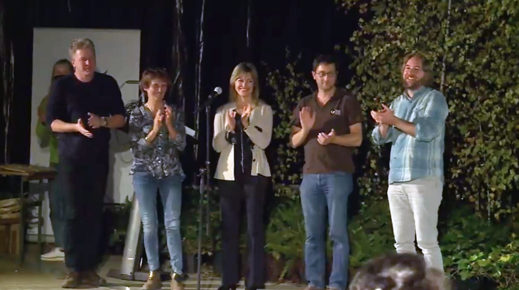 La Giuria Tecnica alla cerimonia di premiazione